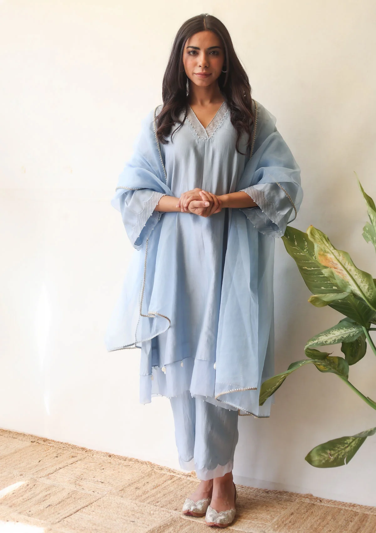 A-line Kurta Set