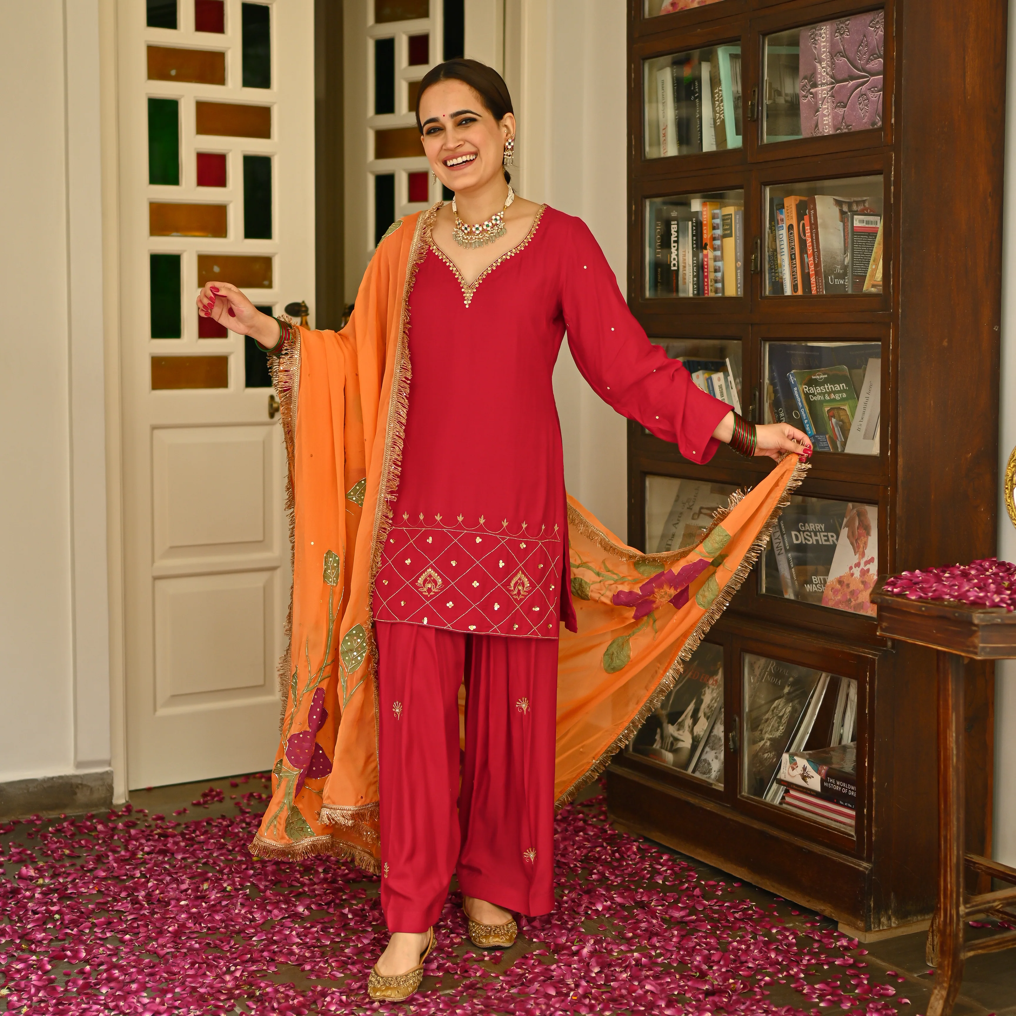 COTTON SILK KURTA SET