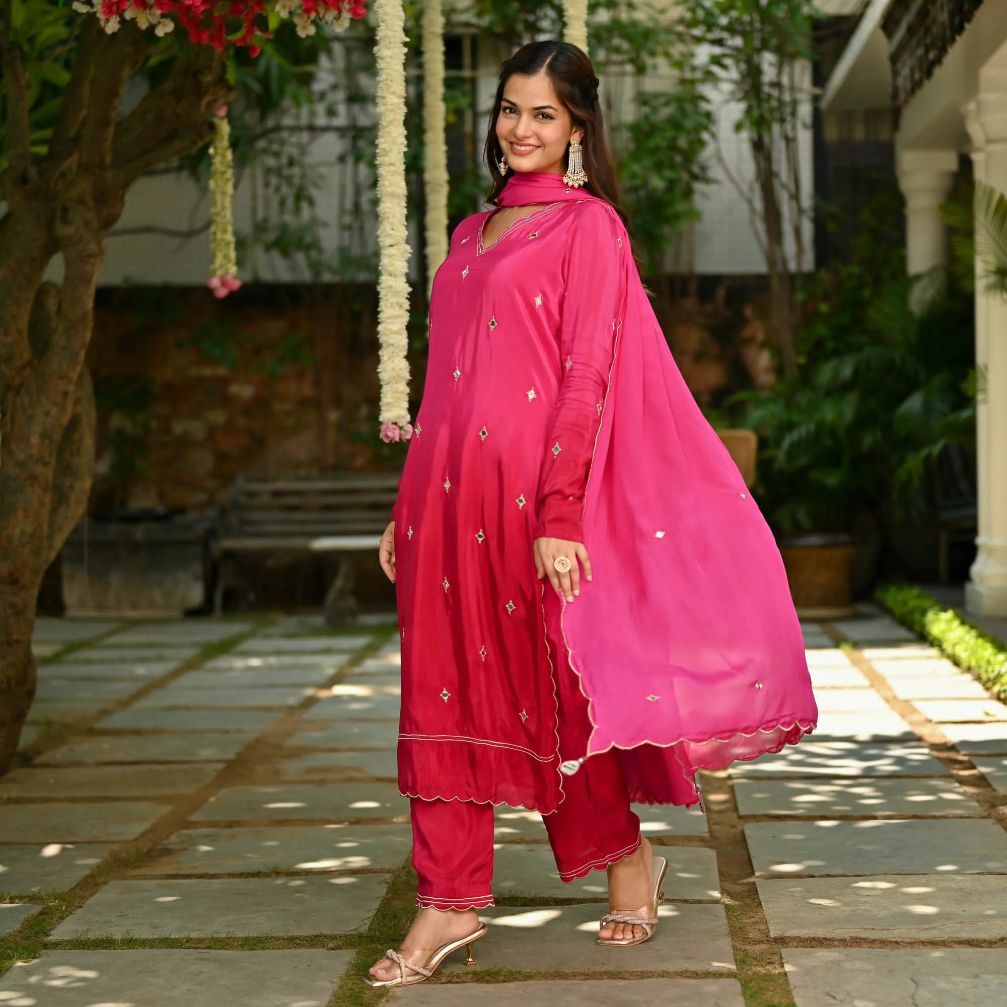 SILK KURTA SET