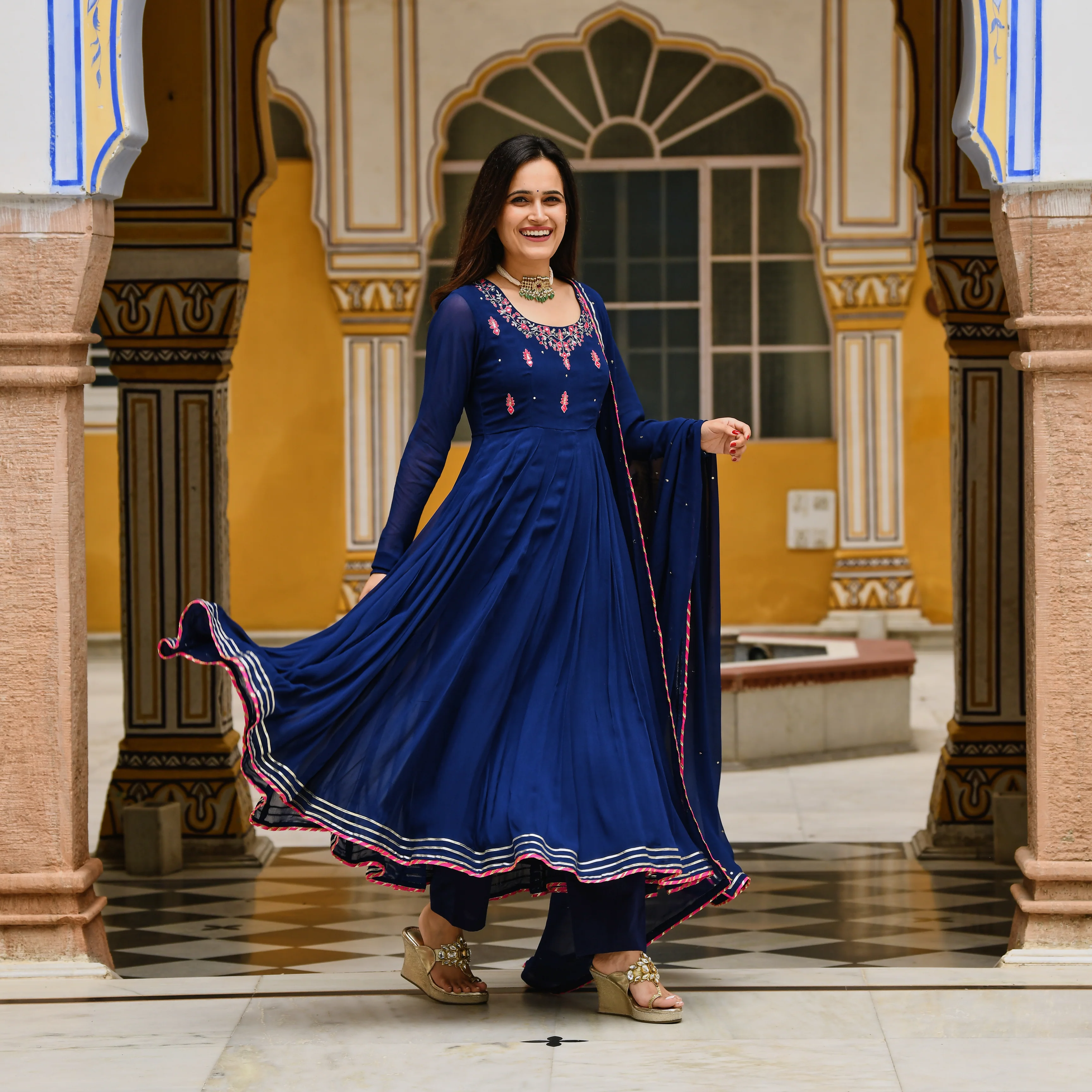 GEORGETTE KURTA SET