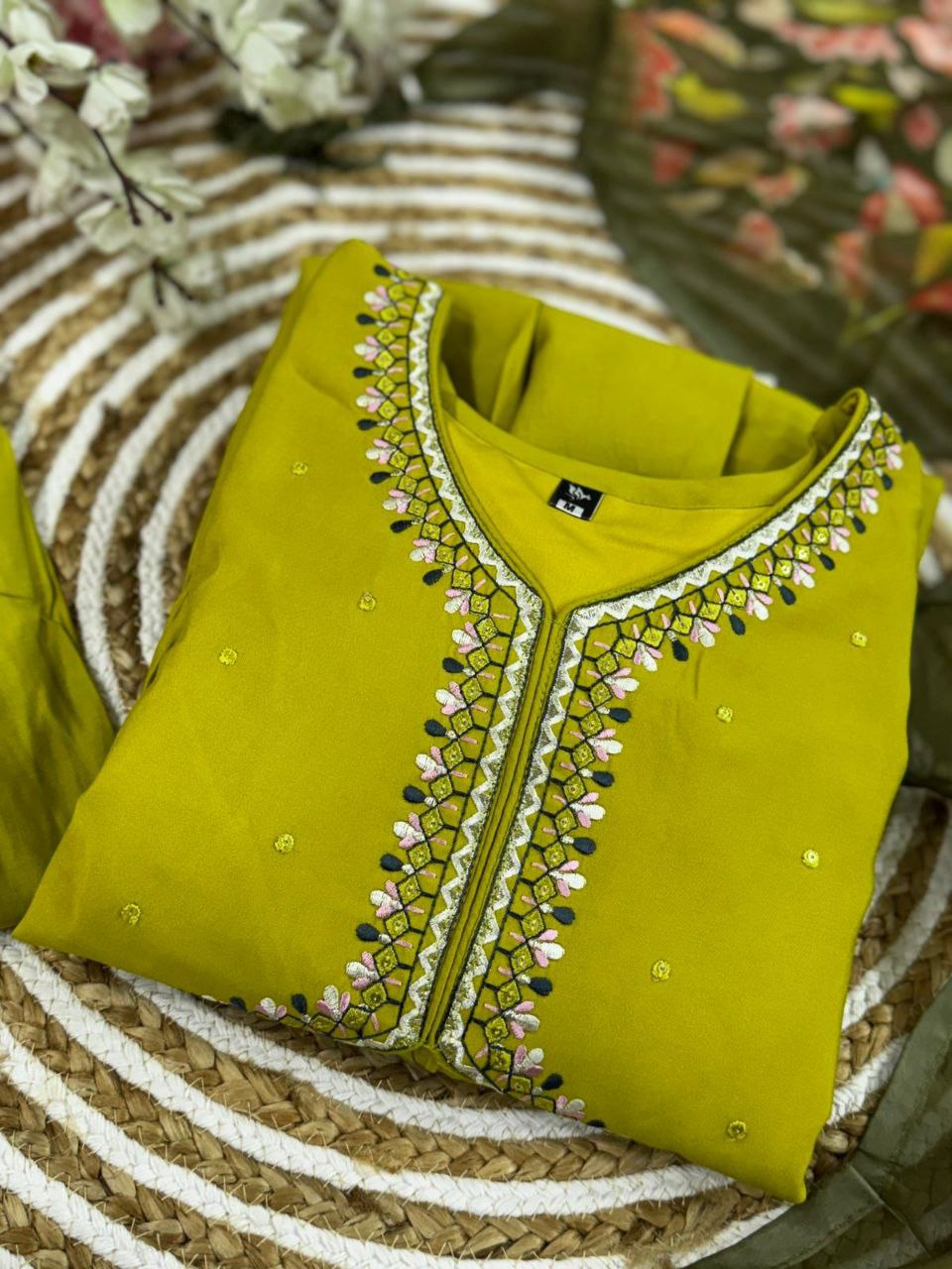 Viscos chandery kurta set