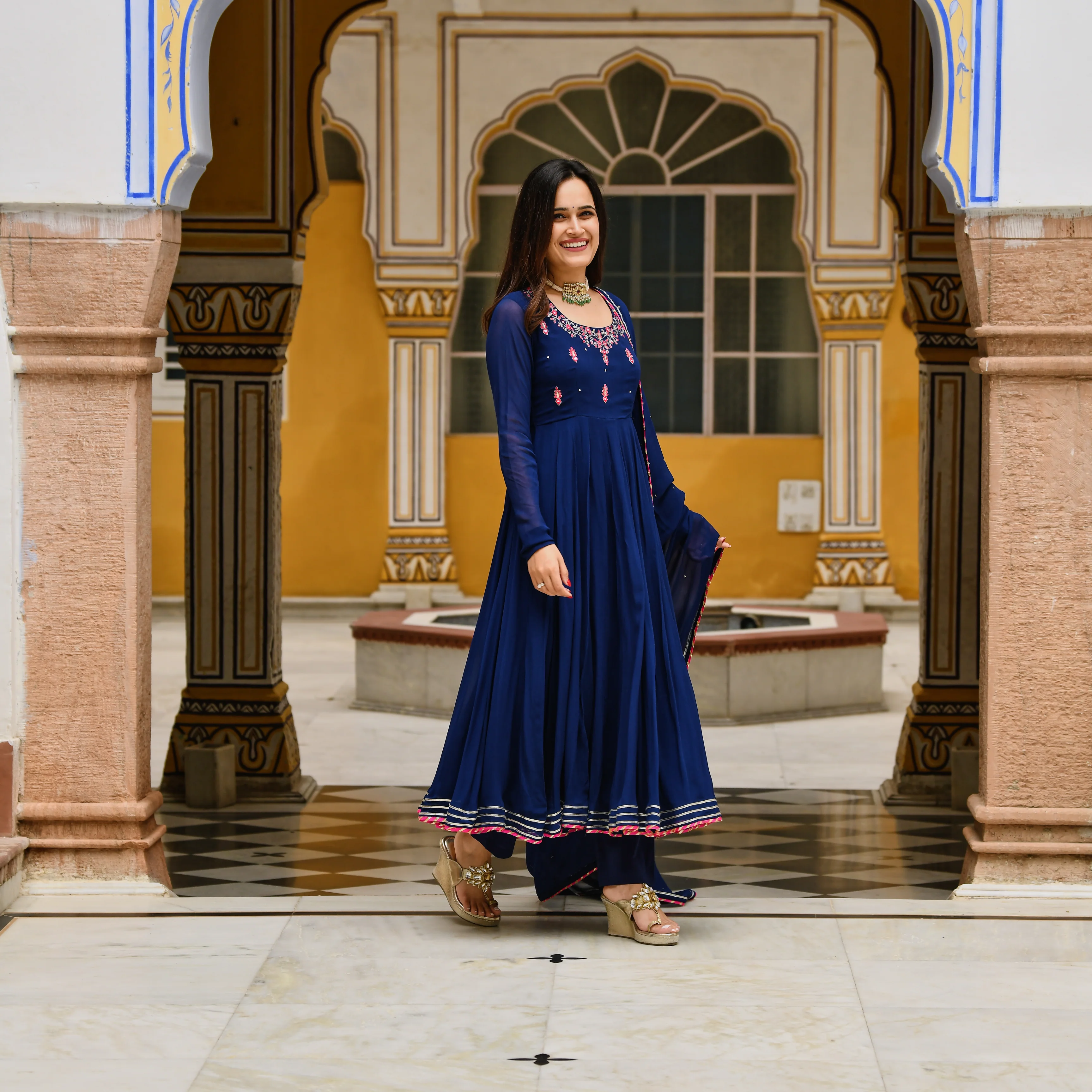 GEORGETTE KURTA SET