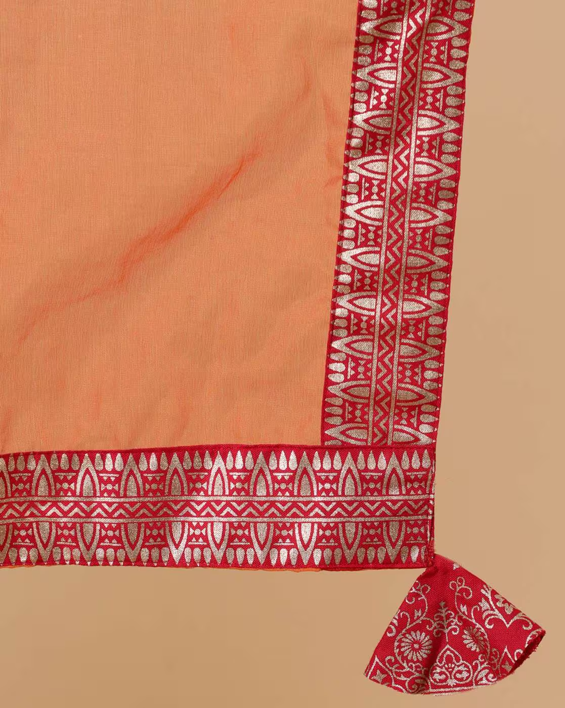 Embroidered Flared Kurta with Dupatta