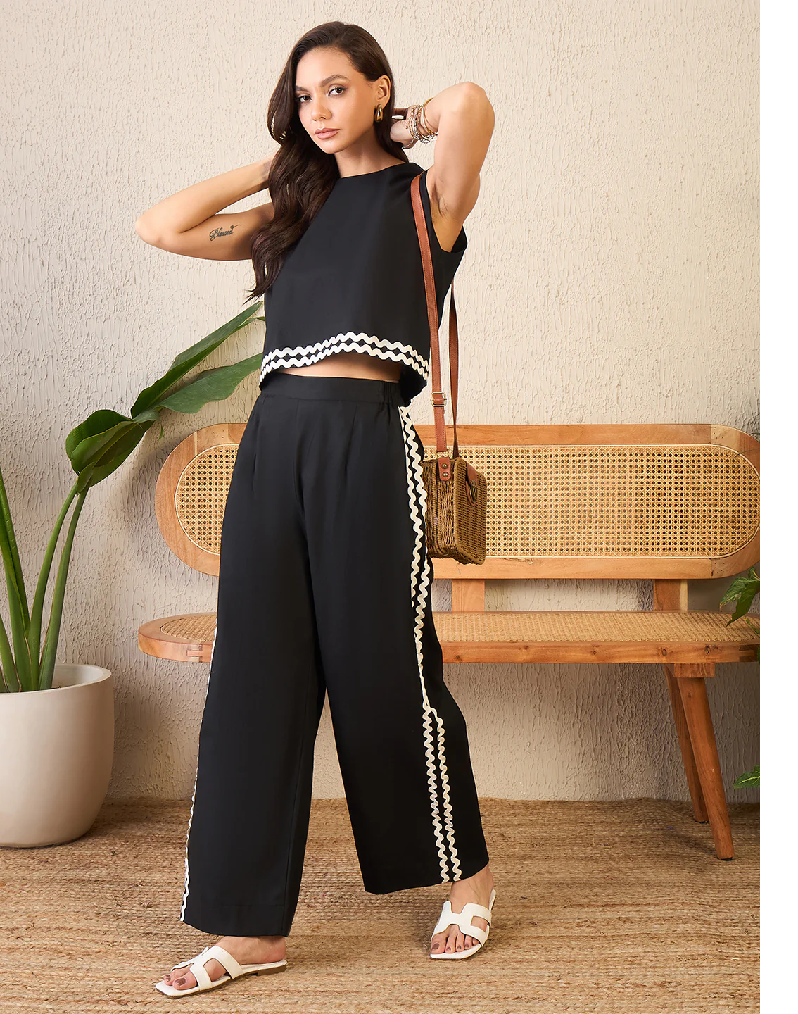 Ric-Rac Cotton Co-ord Set