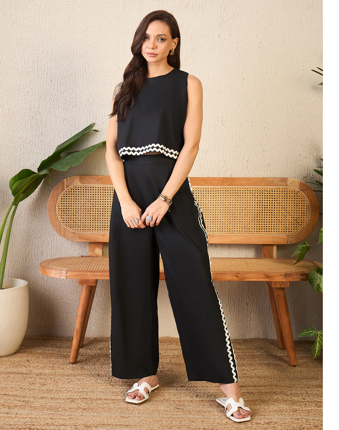 Ric-Rac Cotton Co-ord Set